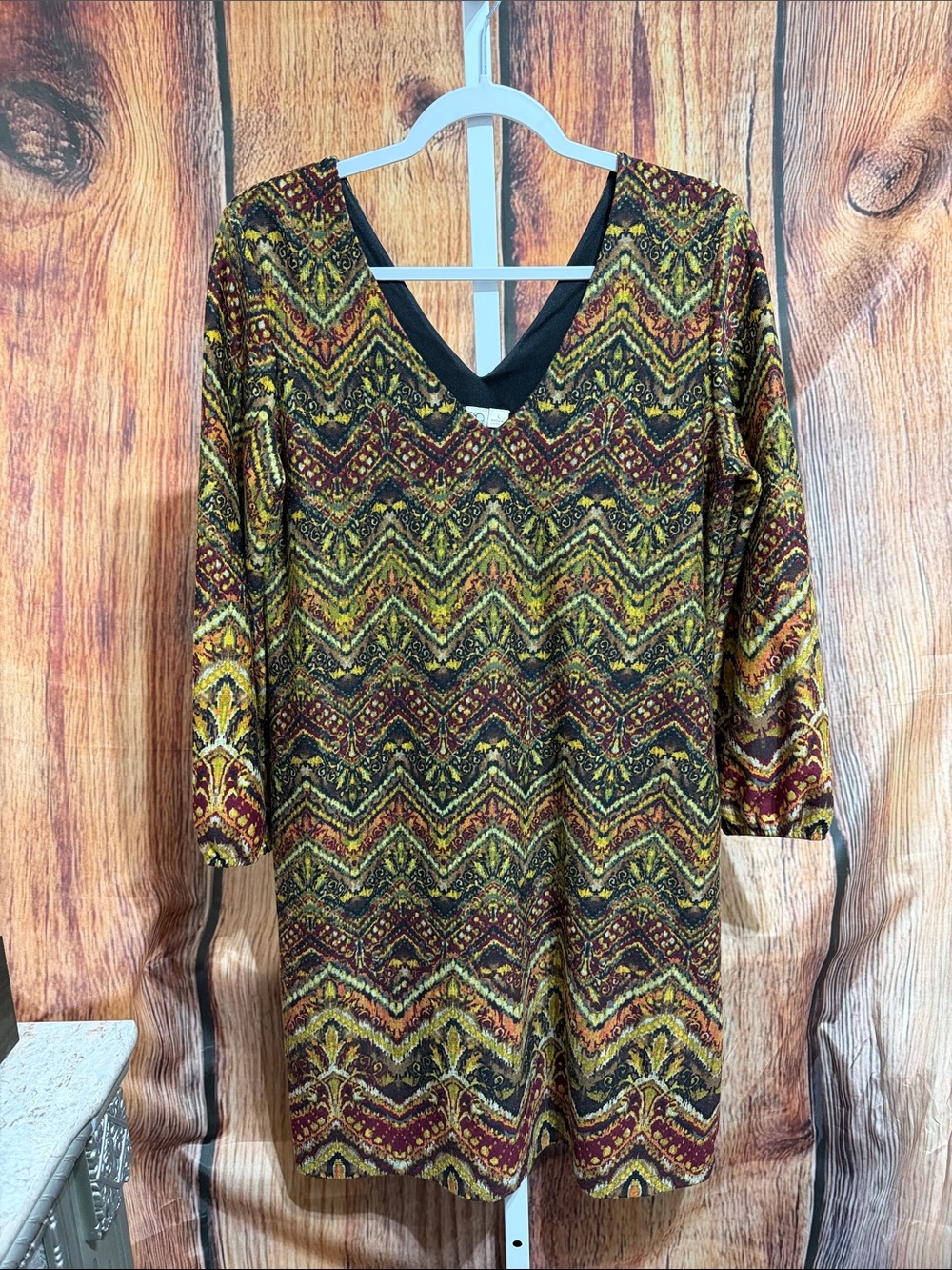 Emma & Michele Long Sleeve Dress Size L